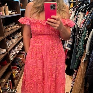 Vineyard Vines pink/orange Dress
